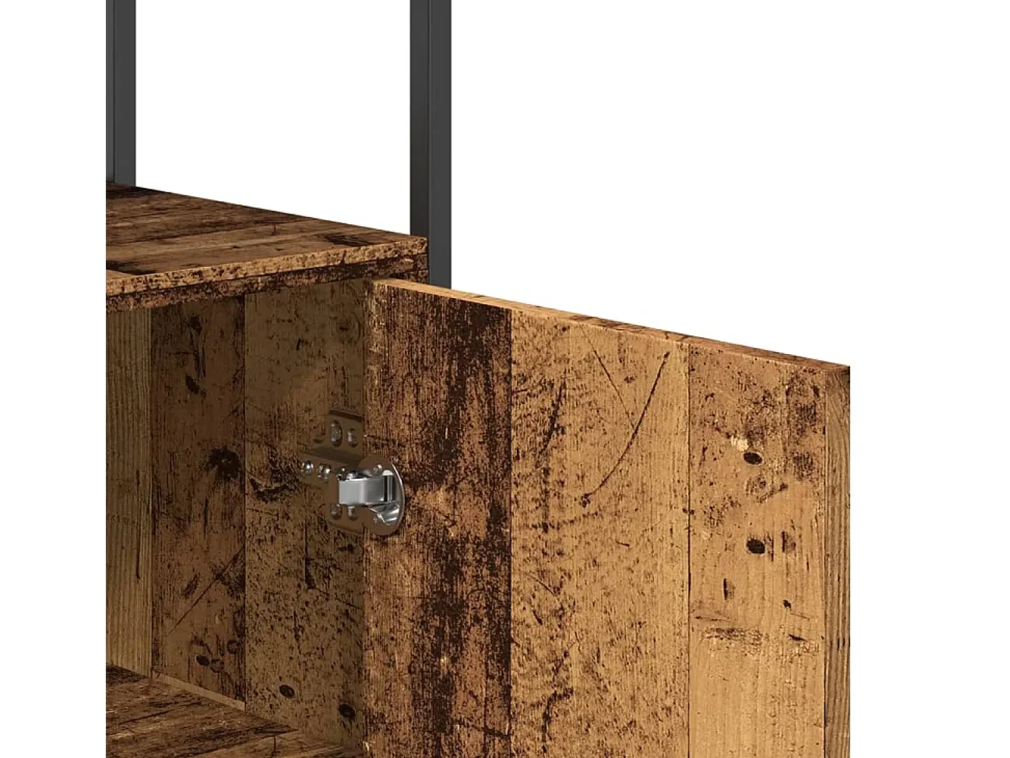 Aparador de madera de ingeniería madera envejecida 70x30x80 cm