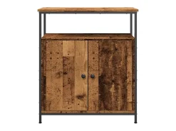 Aparador de madera de ingeniería madera envejecida 70x30x80 cm