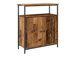 Aparador de madera de ingeniería madera envejecida 70x30x80 cm