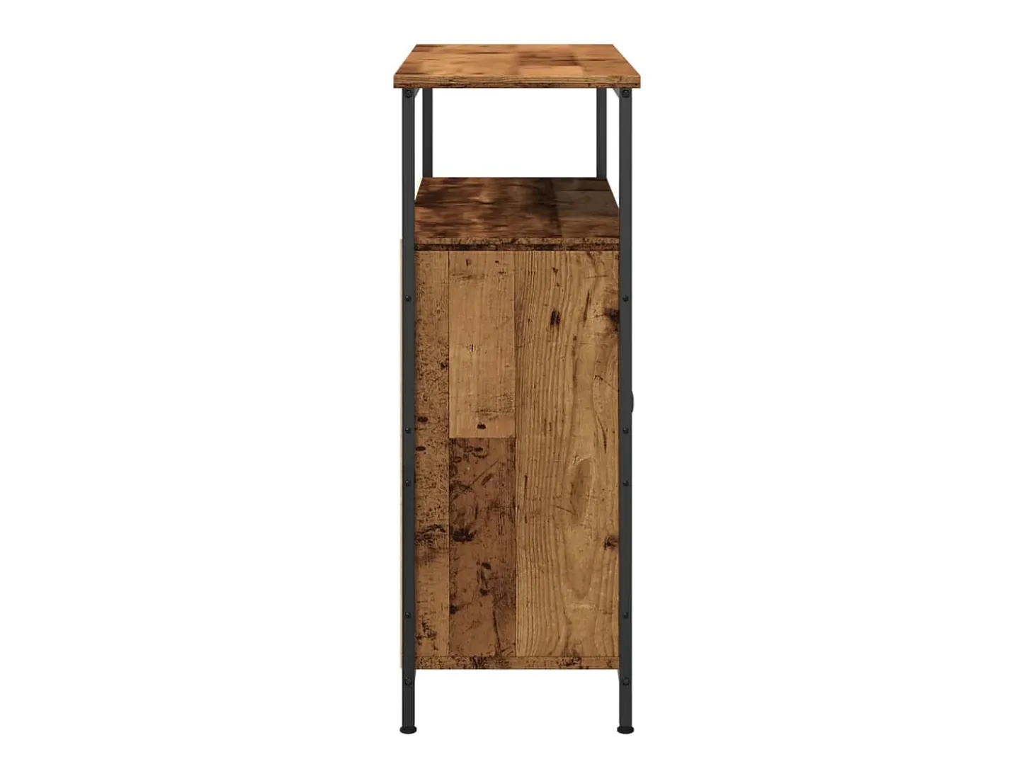 Aparador de madera de ingeniería madera envejecida 70x30x80 cm