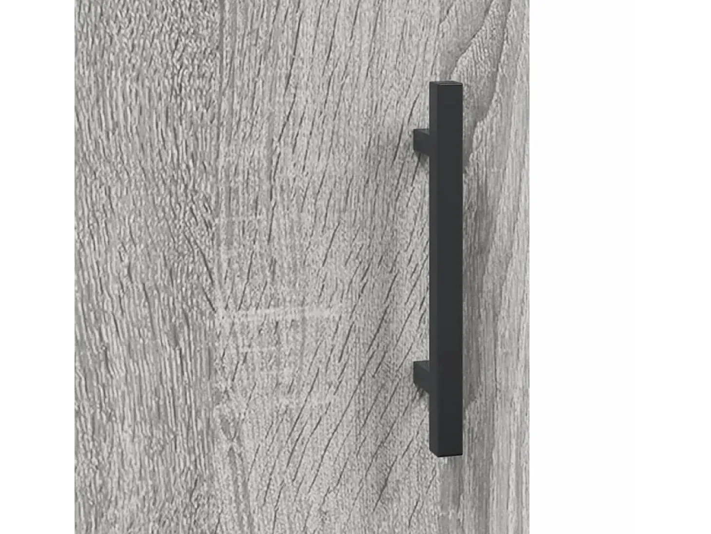 Aparador de madera de ingeniería gris Sonoma 69,5x34x90 cm