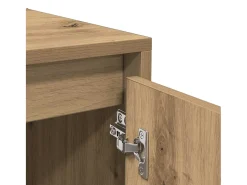Aparador de madera de ingeniería roble artisan 70x41x75 cm