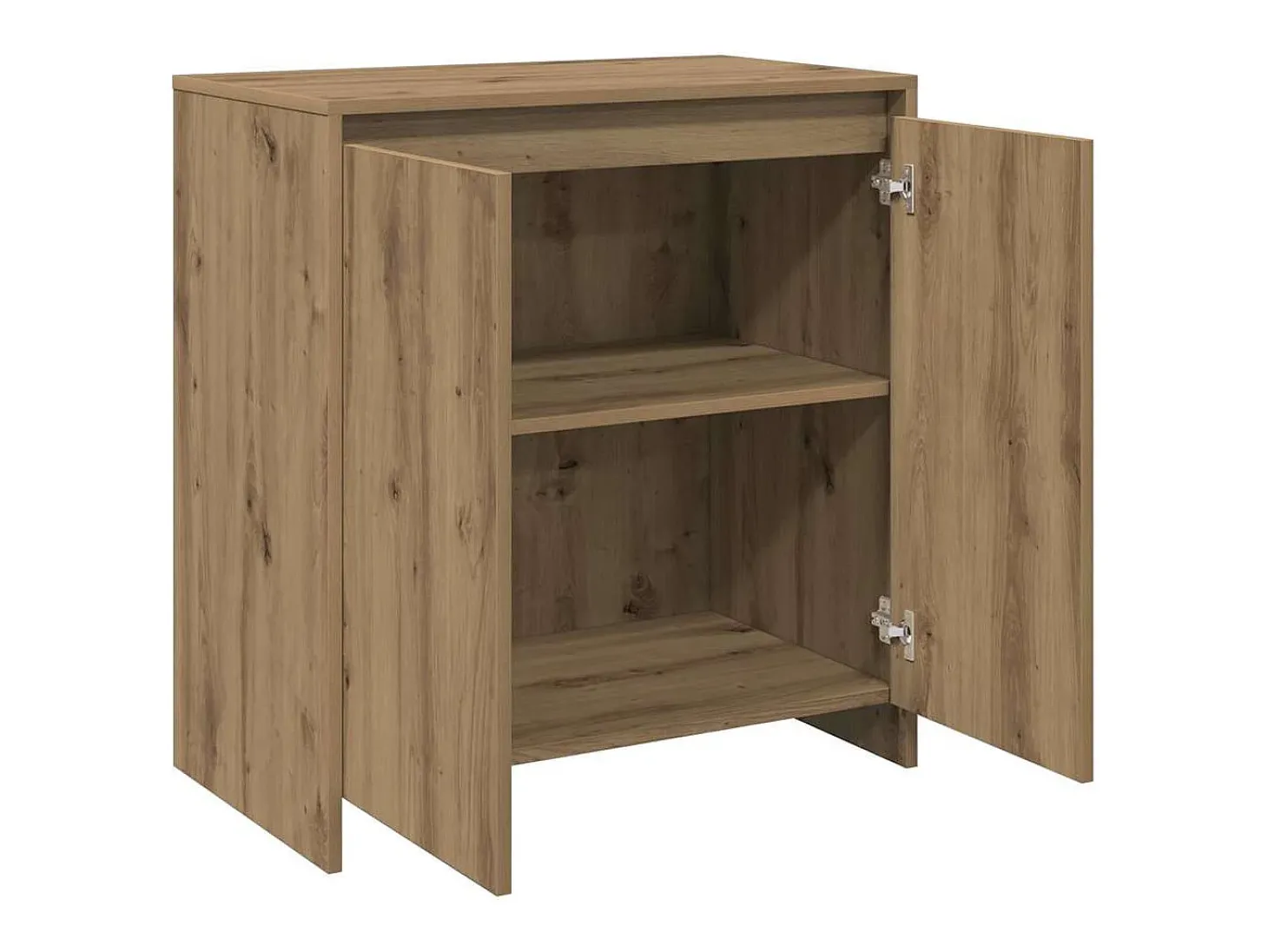 Aparador de madera de ingeniería roble artisan 70x41x75 cm
