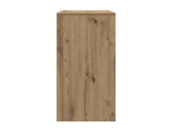 Aparador de madera de ingeniería roble artisan 70x41x75 cm
