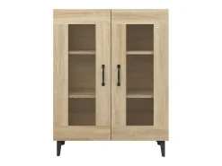 Aparador de madera de ingeniería roble Sonoma 69,5x34x90 cm