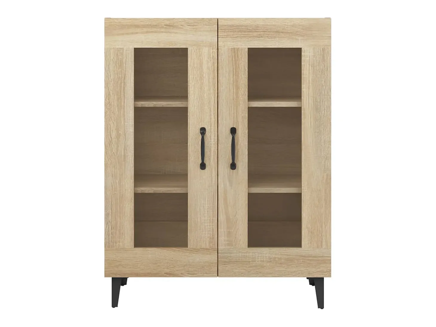 Aparador de madera de ingeniería roble Sonoma 69,5x34x90 cm