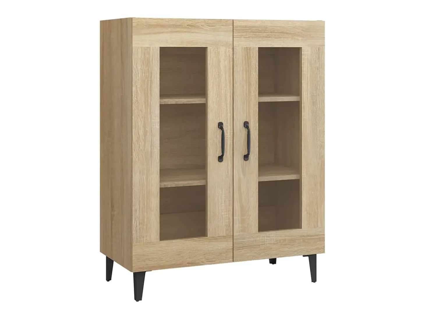 Aparador de madera de ingeniería roble Sonoma 69,5x34x90 cm