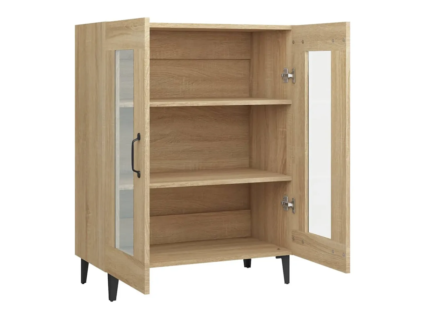Aparador de madera de ingeniería roble Sonoma 69,5x34x90 cm