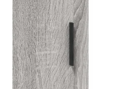 Aparador de madera de ingeniería gris Sonoma 100x36x60 cm