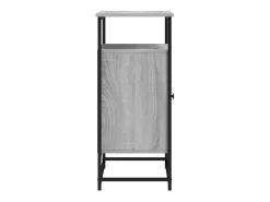 Aparador de madera de ingeniería gris Sonoma 90x34x80 cm