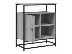 Aparador de madera de ingeniería gris Sonoma 90x34x80 cm