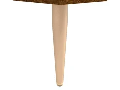 Aparador de madera de ingeniería roble ahumado 90x34x80 cm