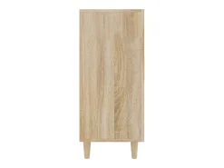 Aparador de madera de ingeniería roble Sonoma 90x34x80 cm
