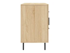 Aparador de madera de ingeniería roble Sonoma 100x36x60 cm