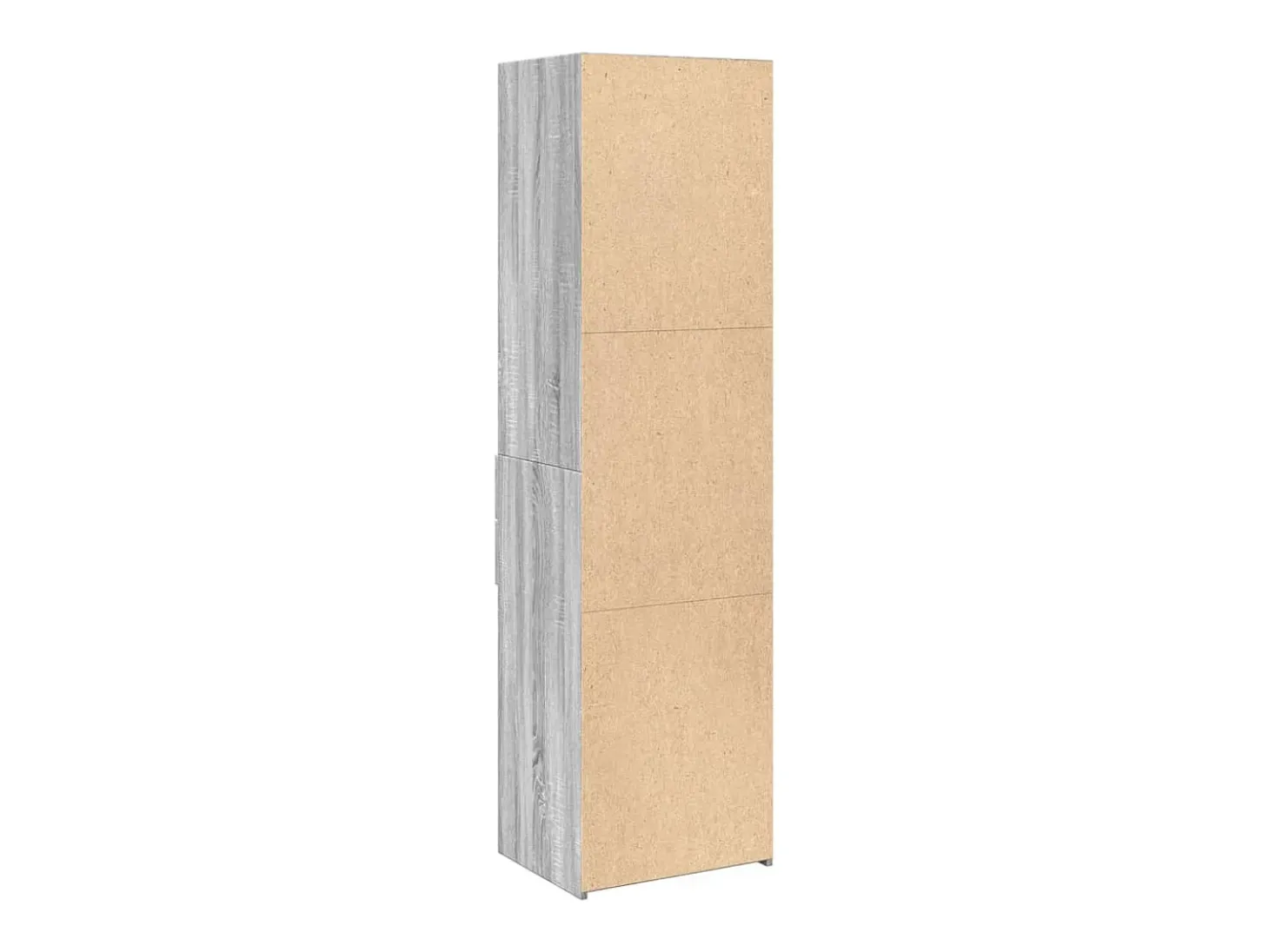 Aparador de madera de ingeniería gris Sonoma 50x42,5x185 cm
