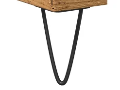 Aparador de madera de ingeniería envejecida 101,5x35x70 cm