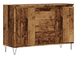 Aparador de madera de ingeniería envejecida 101,5x35x70 cm