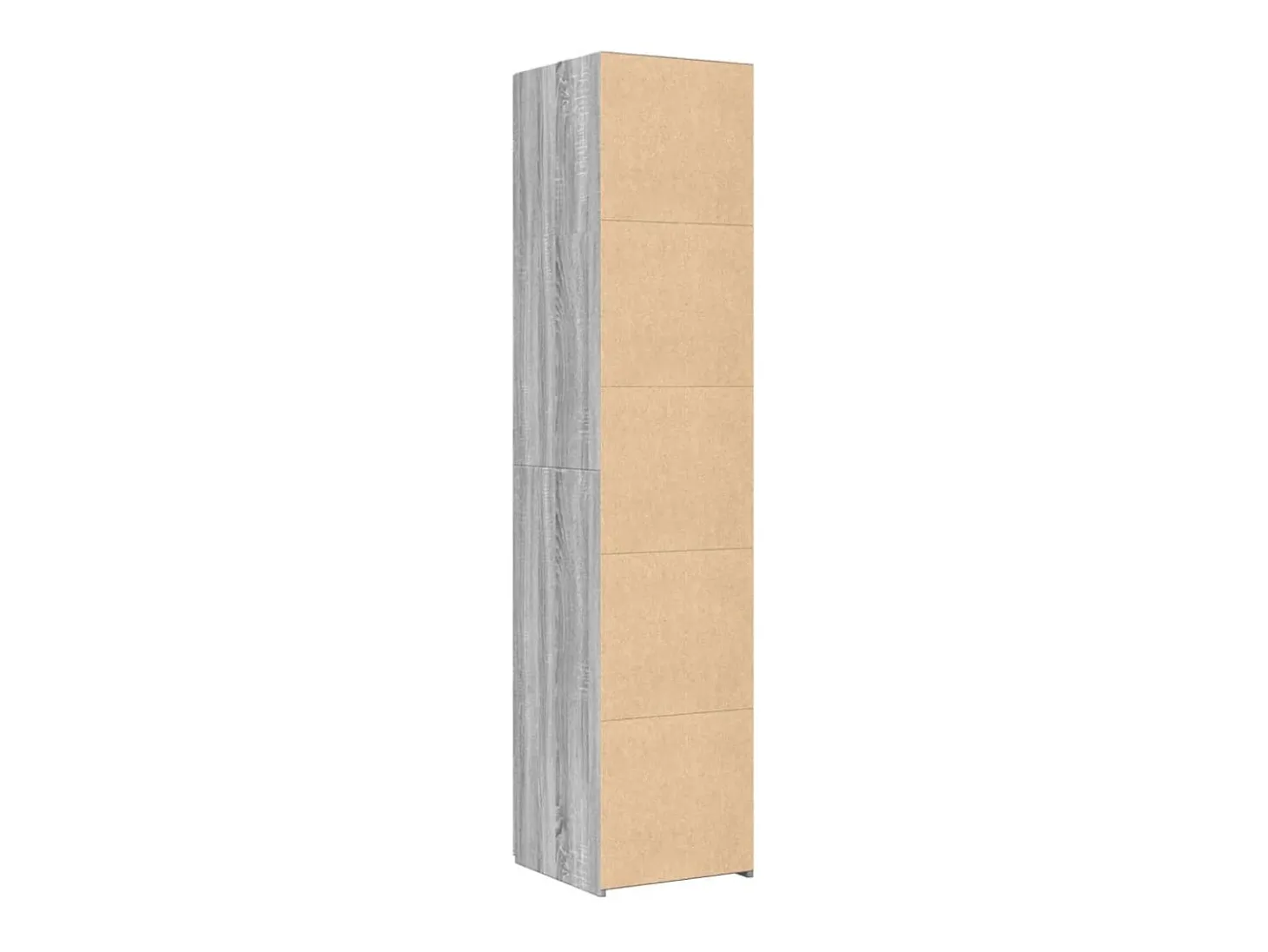 Aparador de madera de ingeniería gris Sonoma 40x42,5x185 cm