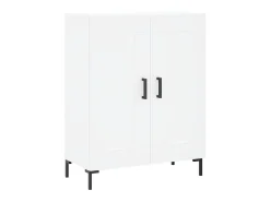 Aparador de madera de ingeniería blanco 69,5x34x90 cm ES51623