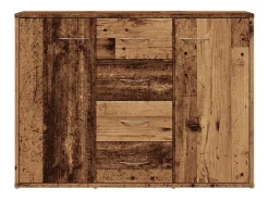 Aparador de madera de ingeniería madera envejecida 88x30x64 cm