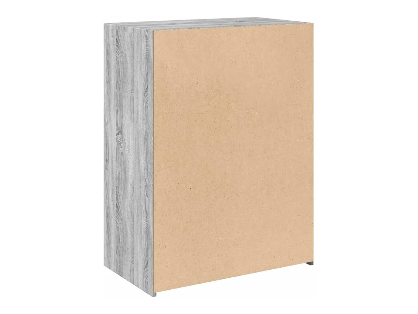 Aparador de madera de ingeniería gris Sonoma 70x41x93 cm