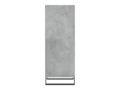 Aparador de madera de ingeniería gris hormigón 34,5x32,5x90 cm