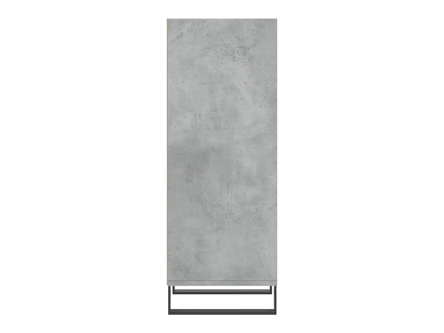 Aparador de madera de ingeniería gris hormigón 34,5x32,5x90 cm