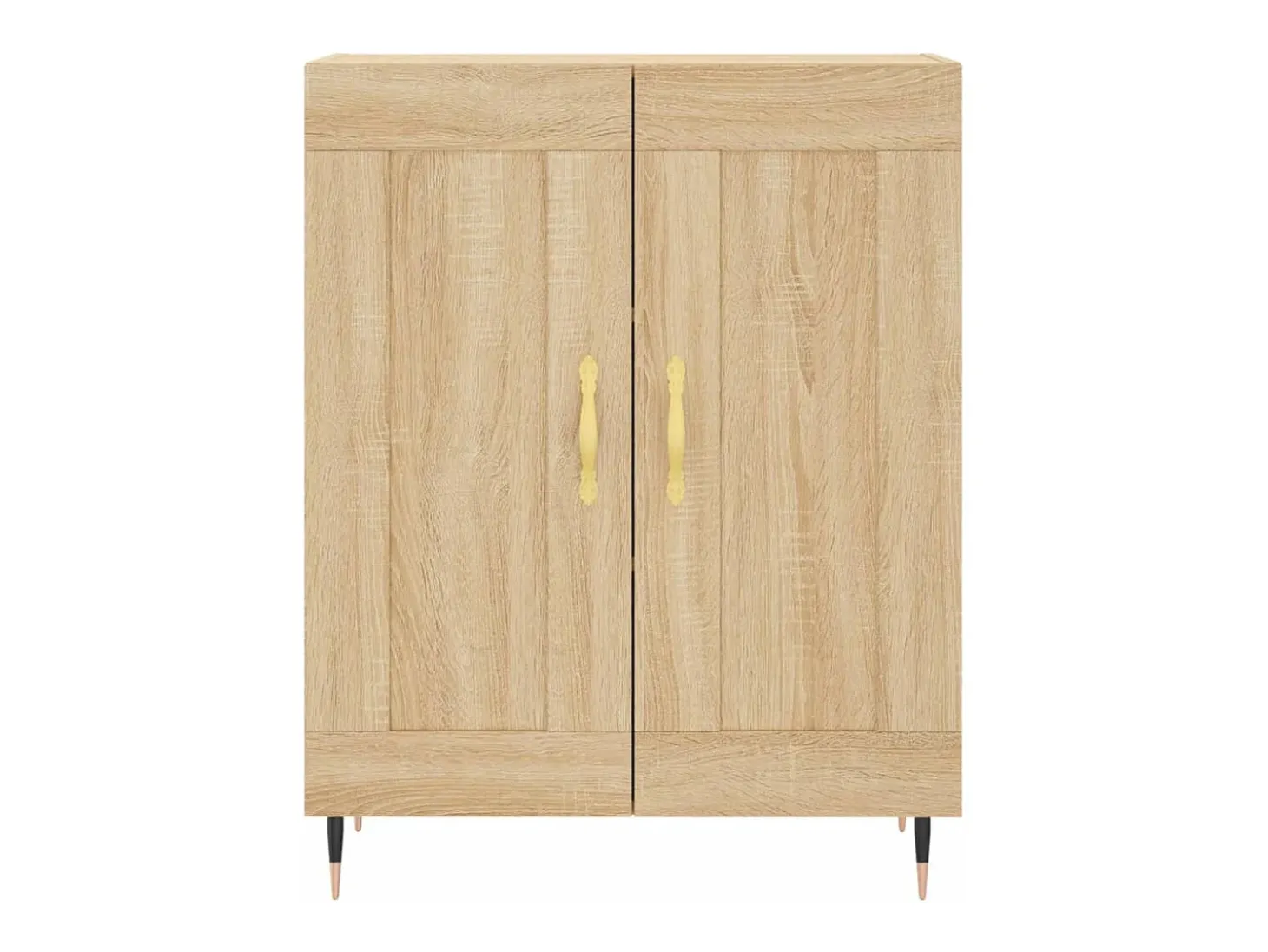 Aparador de madera de ingeniería roble Sonoma 69,5x34x90 cm