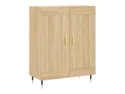Aparador de madera de ingeniería roble Sonoma 69,5x34x90 cm