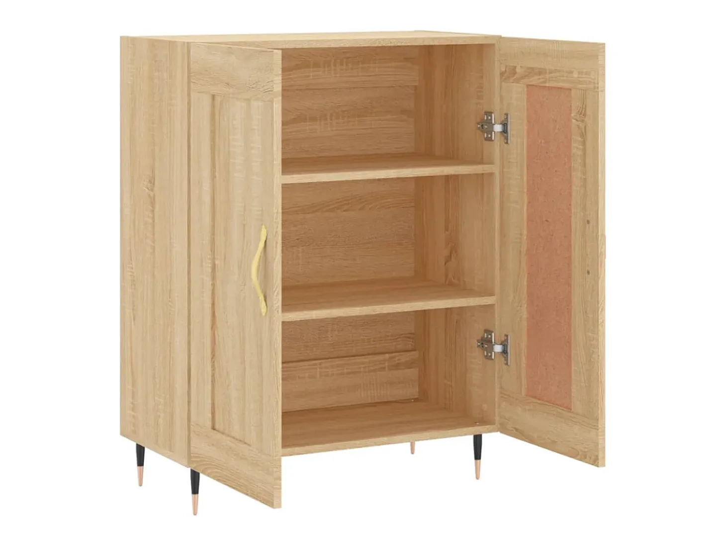 Aparador de madera de ingeniería roble Sonoma 69,5x34x90 cm