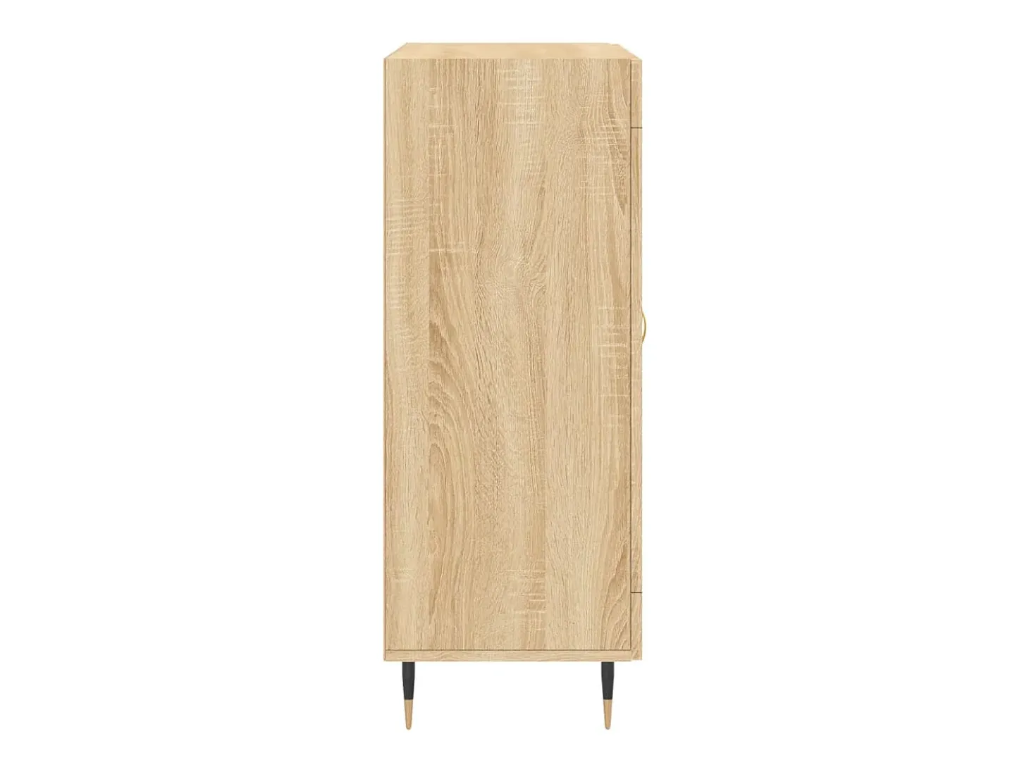Aparador de madera de ingeniería roble Sonoma 69,5x34x90 cm
