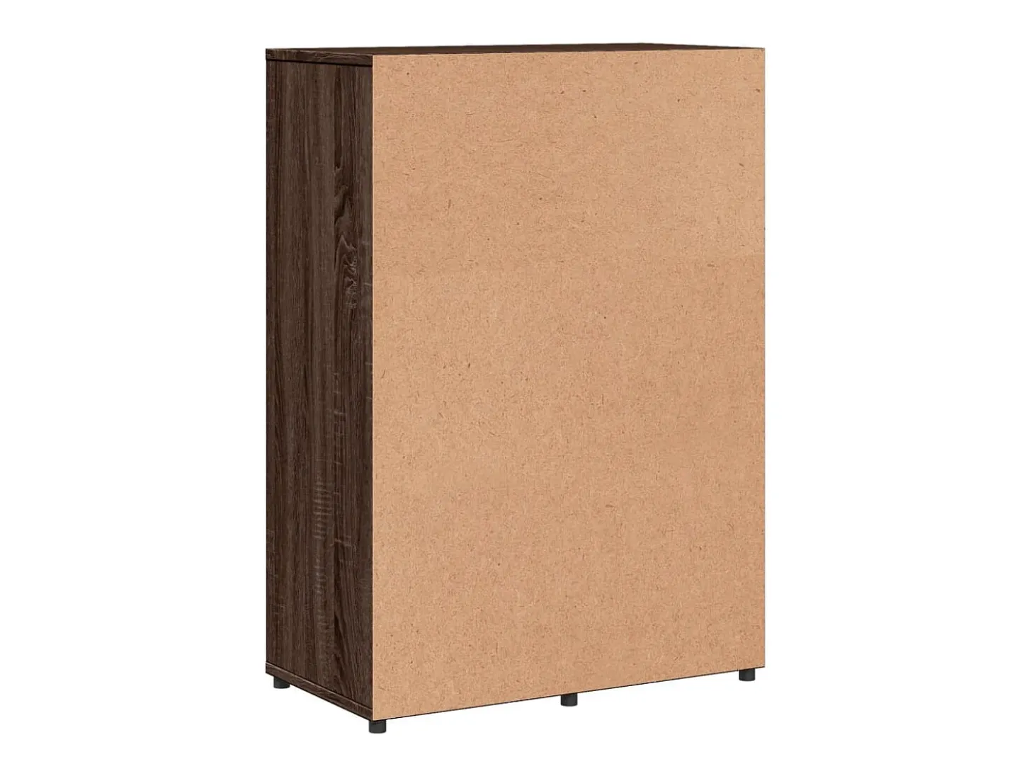 Aparador de madera de ingeniería roble marrón 60x31x84 cm