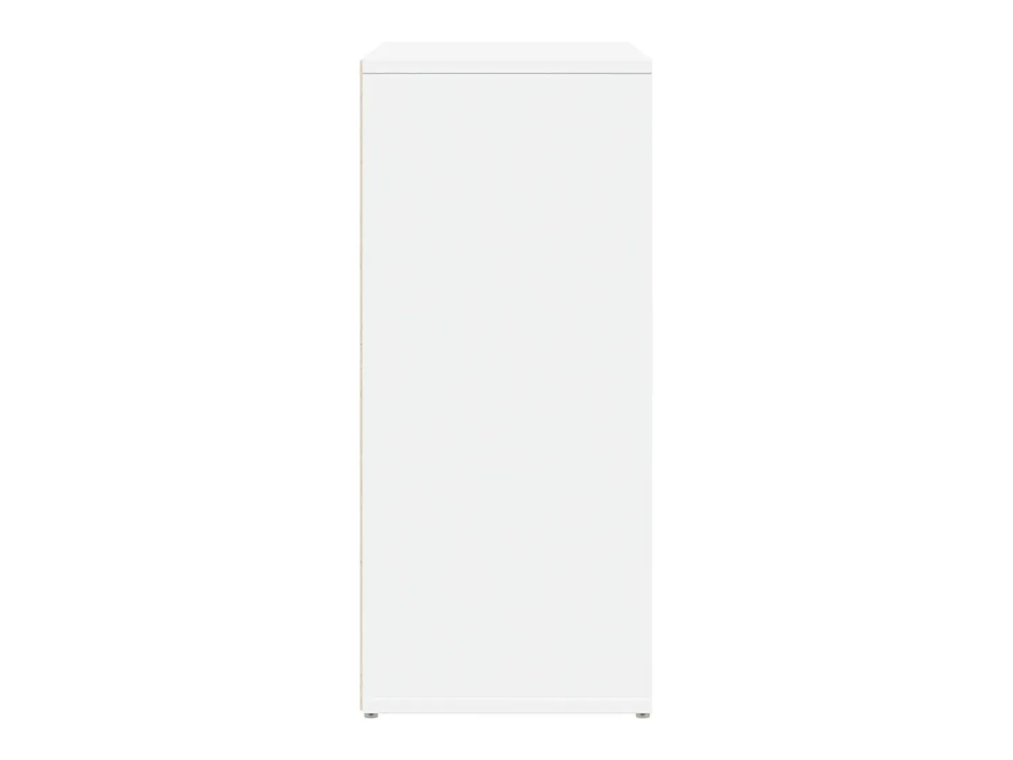 Aparador de madera de ingeniería 2 uds blanco 60x31x70 cm