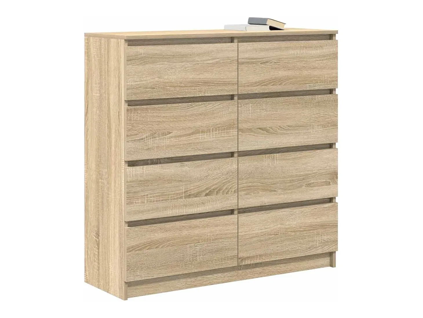 Aparador de madera de ingeniería roble Sonoma 100x35x99 cm