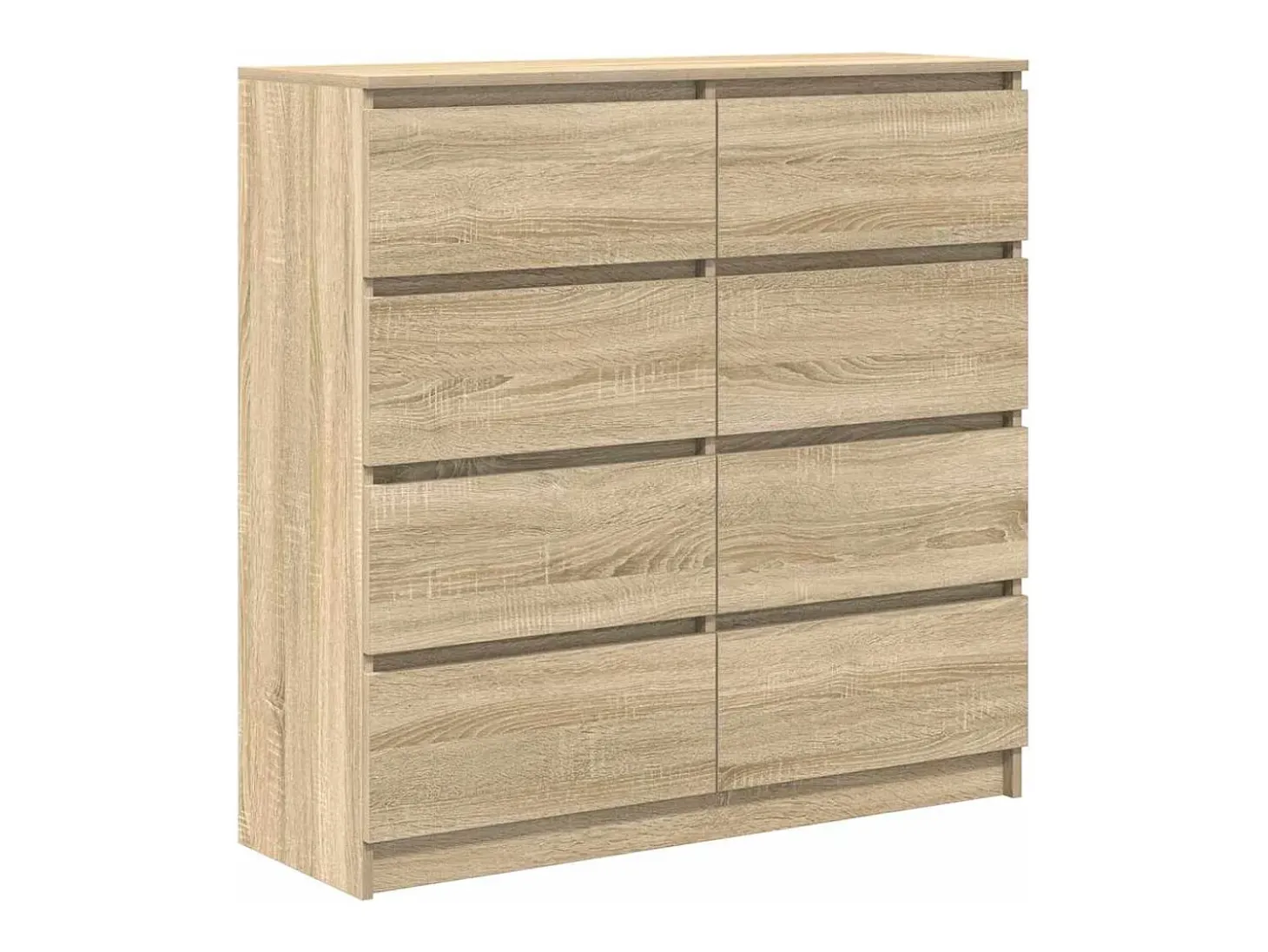 Aparador de madera de ingeniería roble Sonoma 100x35x99 cm