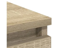 Aparador de madera de ingeniería roble Sonoma 100x35x99 cm
