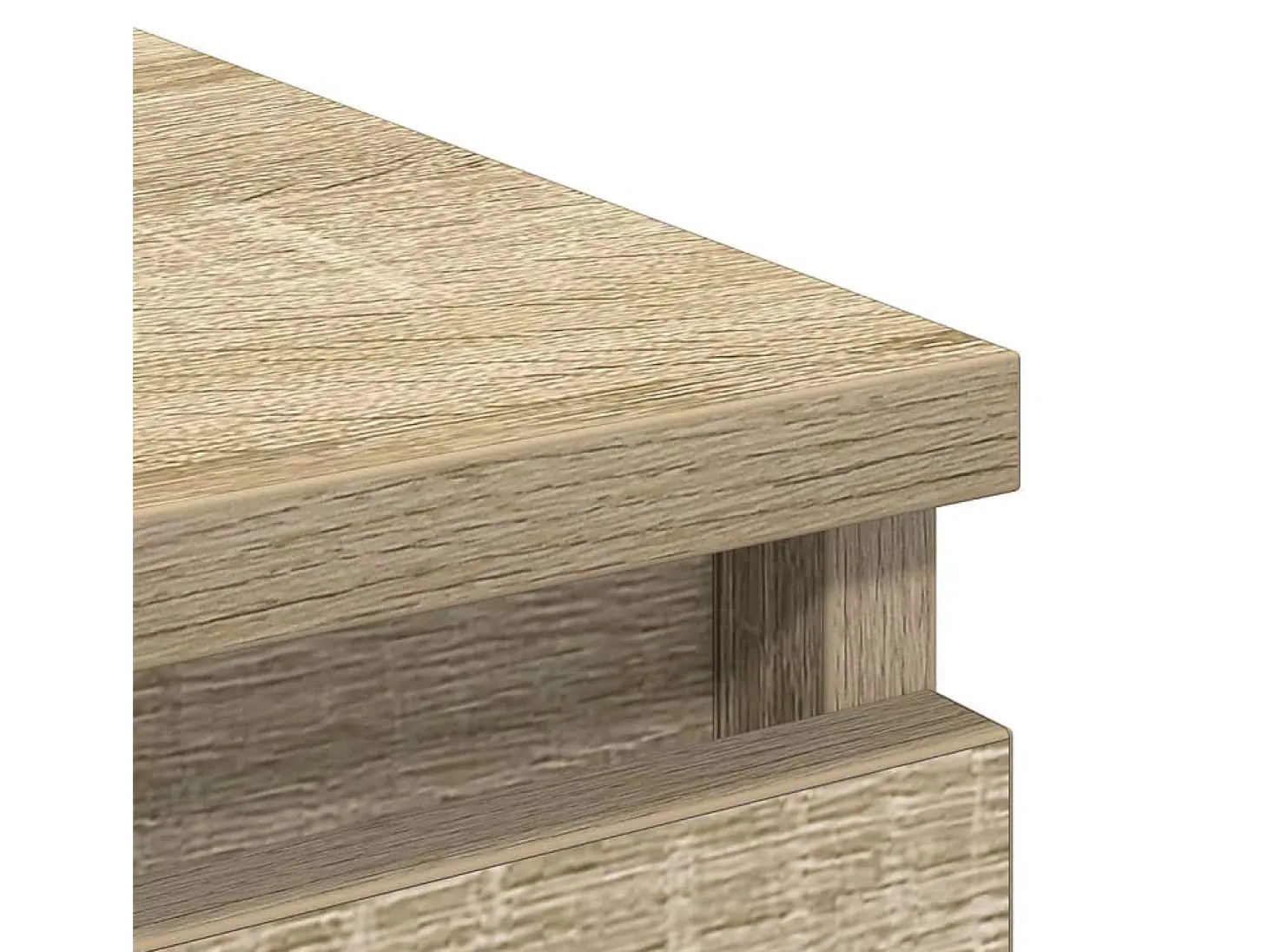 Aparador de madera de ingeniería roble Sonoma 100x35x99 cm