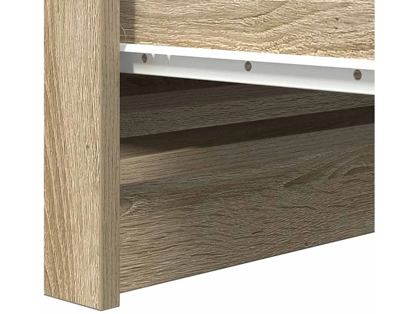 Aparador de madera de ingeniería roble Sonoma 100x35x99 cm