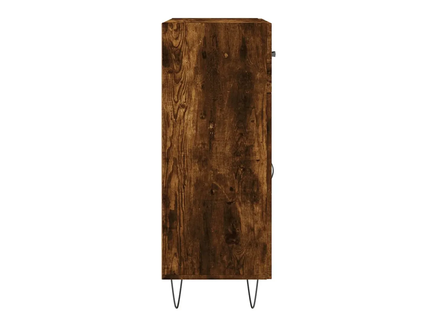 Aparador de madera de ingeniería roble ahumado 69,5x34x90 cm