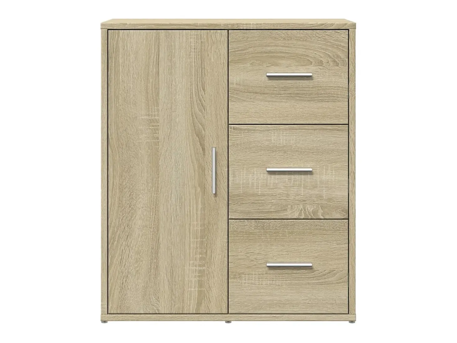 Aparador de madera de ingeniería 2 uds roble Sonoma 60x31x70 cm ES877922