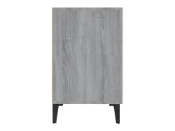 Aparador de madera de ingeniería gris Sonoma 100x36x60 cm