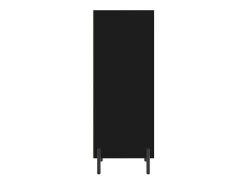 Aparador de madera de ingeniería negro 34,5x32,5x90 cm ES12314