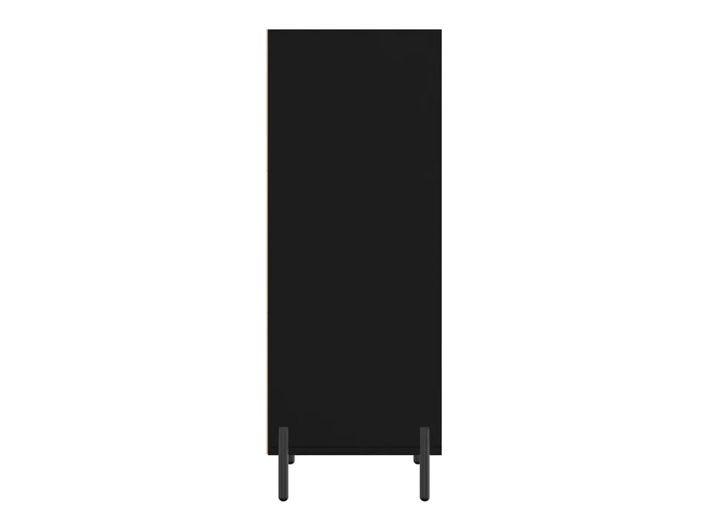 Aparador de madera de ingeniería negro 34,5x32,5x90 cm ES12314