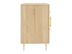 Aparador de madera de ingeniería roble Sonoma 100x36x60 cm
