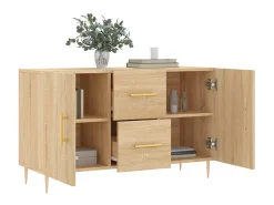 Aparador de madera de ingeniería roble Sonoma 100x36x60 cm