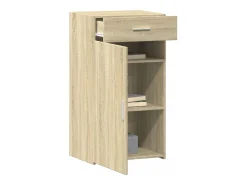 Aparador de madera de ingeniería roble Sonoma 50x42,5x93 cm