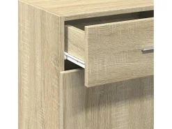 Aparador de madera de ingeniería roble Sonoma 50x42,5x93 cm