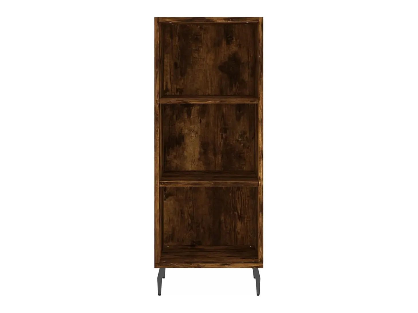 Aparador de madera de ingeniería roble ahumado 34,5x32,5x90 cm