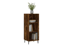 Aparador de madera de ingeniería roble ahumado 34,5x32,5x90 cm