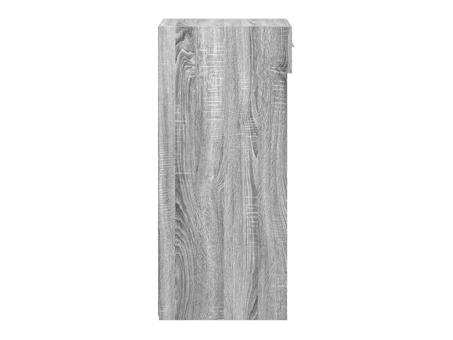 Aparador de madera de ingeniería gris Sonoma 30x42,5x93 cm